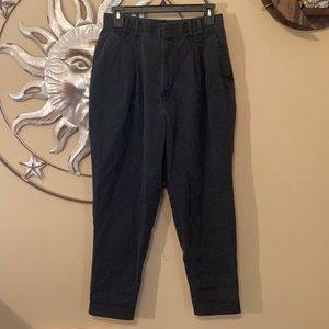 Light Black Chic Trouser Pants